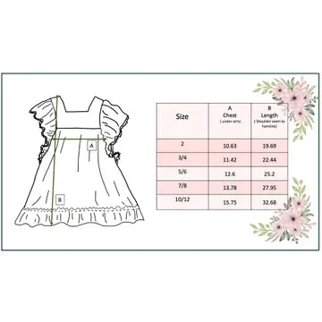 Girls Bright Pink Blue Tropical Ruffle Spring Summer Dress