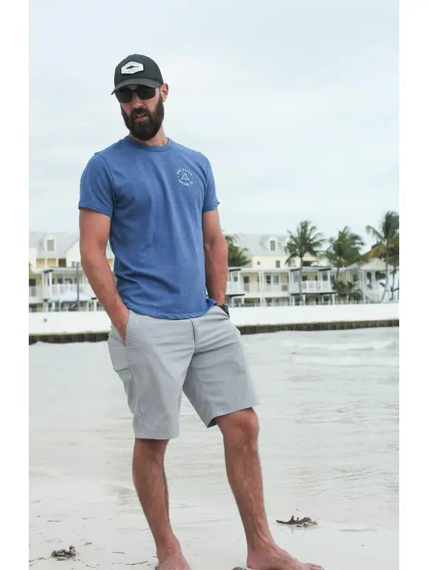 One Ocean Shark Outline T-Shirt